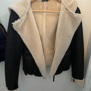 Zara aviator style jacket